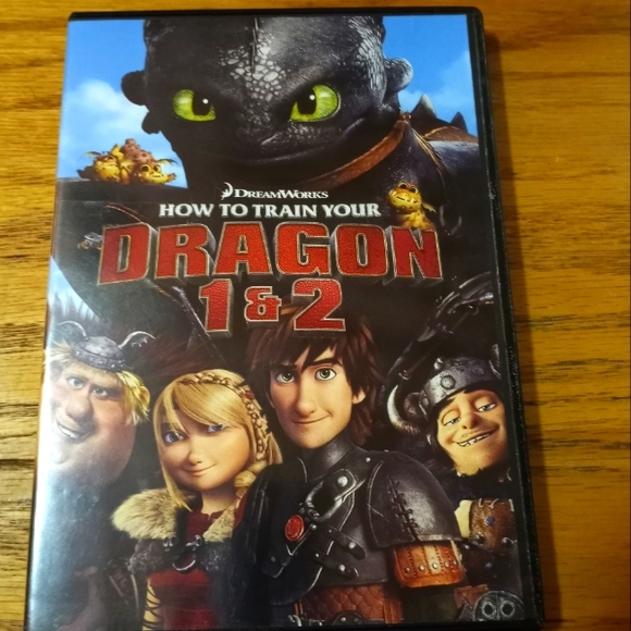 DreamWorks HOW TO TRAIN YOUR DRAGON 1 & 2 Double Feature on DVD - Picture 1 of 2